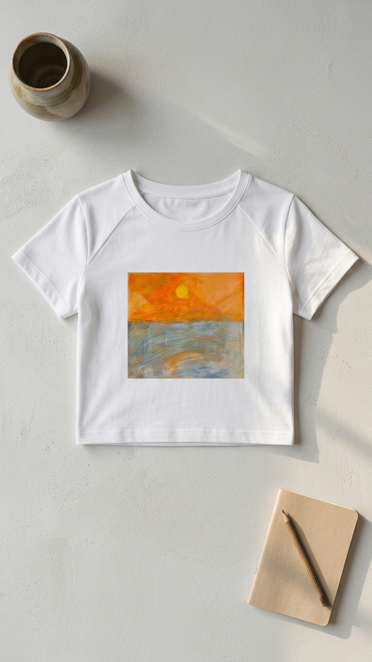 BABY TEE / CROP TOP - Colours of Janaki