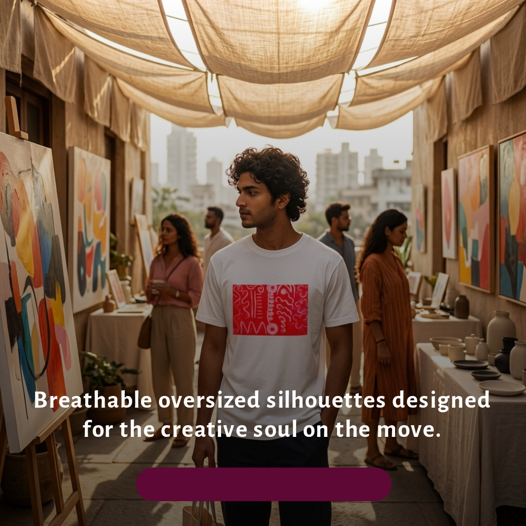 Oversized Unisex T-shirt - Spring in the Himalayas