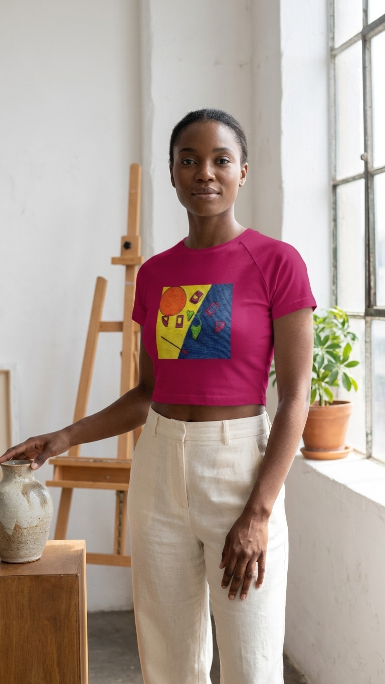 Cotton Crop Top - Fraternizing with the Enemy